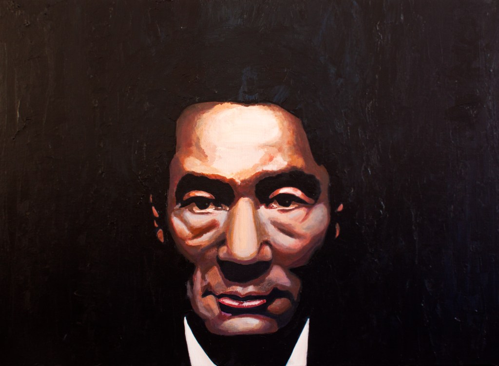 Acrylique sur toile, 73 x 90 cm